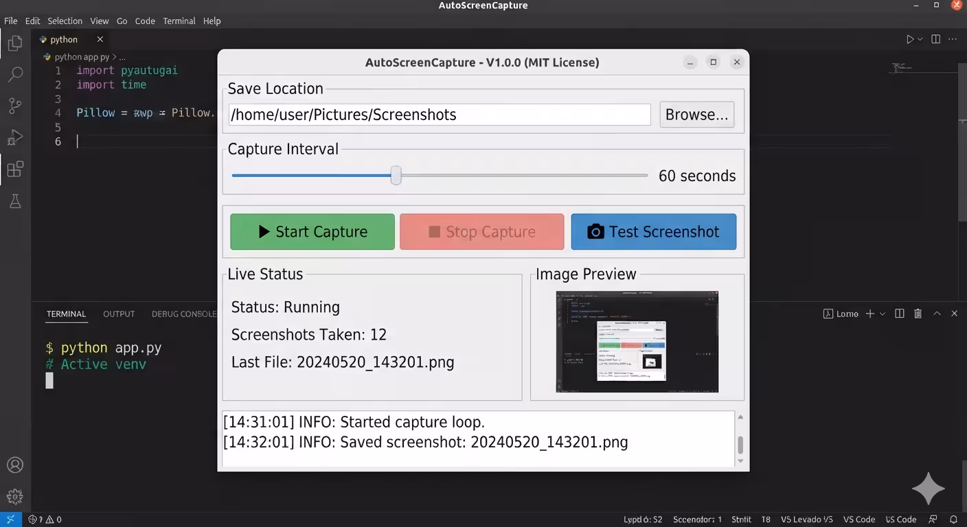 Deep Dive into AutoScreenCapture: Building an Automated Screenshot App in Python