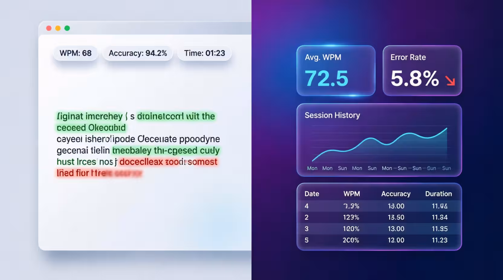 Inside a Typing Speed Tracker: Tkinter, Flask, and Chart.js Working as One System